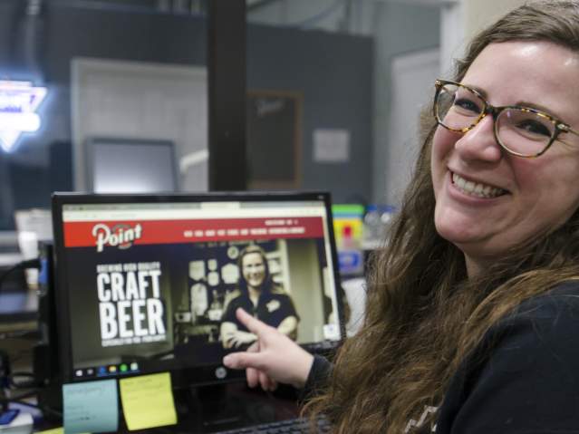 Farryn Guarino is the director of quality for the Stevens Point Brewery.
