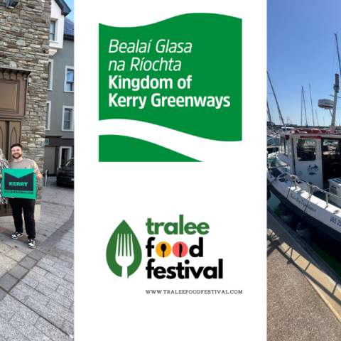 Photos and Logos of Tralee Food Festival Collaboration with the Kingdom of Kerry Greenways