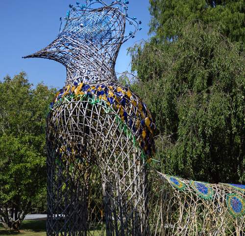 Bamboo Birds at Blithewold