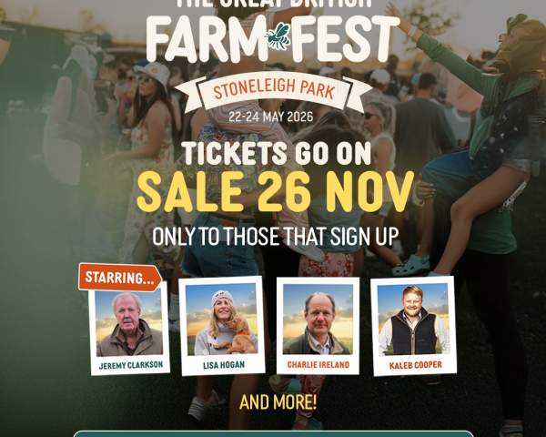 The Great British Farm-Fest 2026 heads to NAEC Stoneleigh