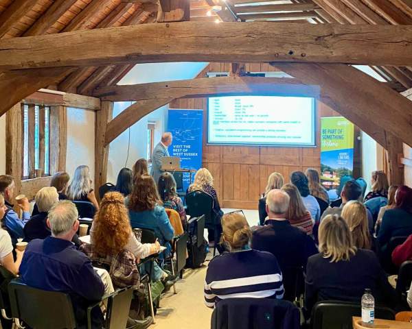 Bernard Donoghue, CEO of ALVA at TGSW Tourism Forum 2025, held at Weald & Downland Living Museum