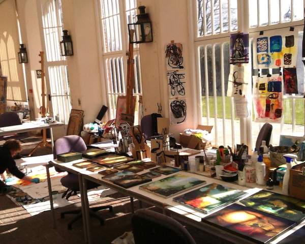 Intuitive Painting course, West Dean College