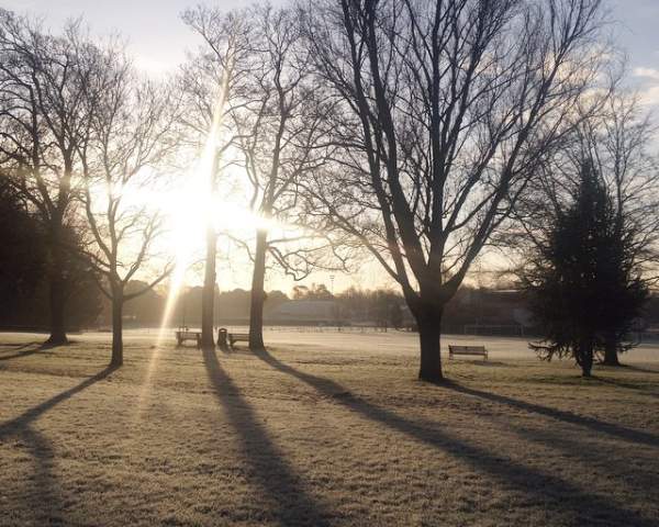 Oaklands Park in Chichester where a weekly Park Run is held each Sunday
