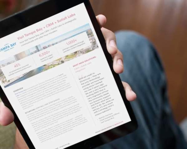 How Visit Tampa Bay uses CRM + Satisfi Labs to strategically communicate with after-hour travelers