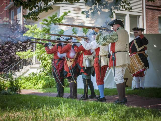 Reenactments During the Heritage Days Festival