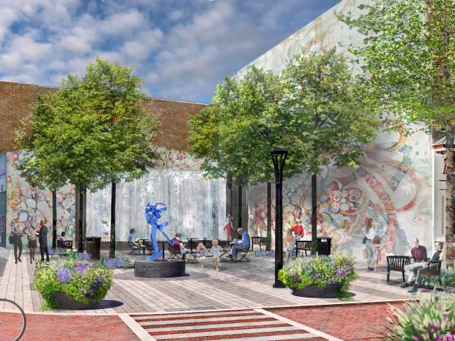 Liberty Street Plaza Rendering - Cumberland, MD