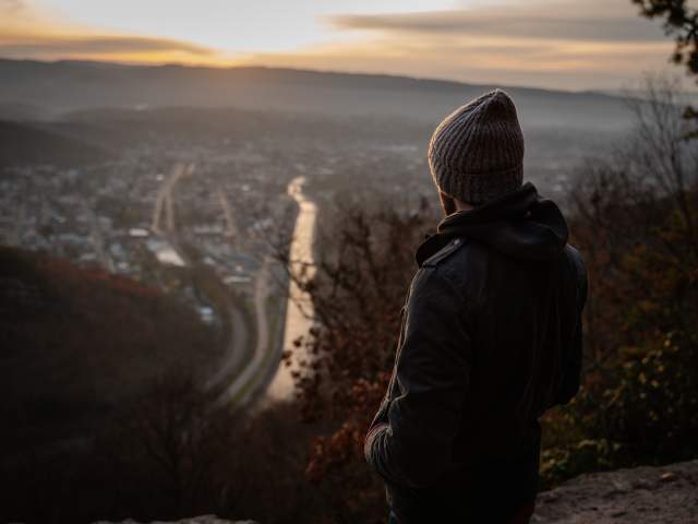 Taking in the Scenic Views at Wills Mountain - Adam Rinehart