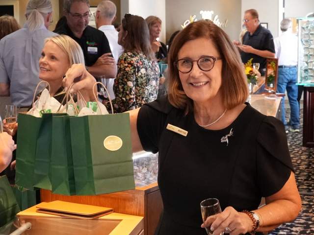 Martha at State Street Jewelers - Trunk Show