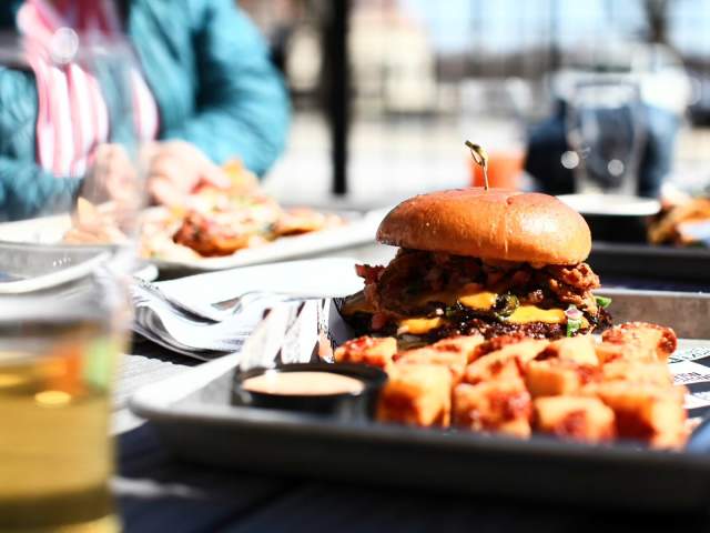 Foreign Exchange Brewing - Burger and Cheese Curds