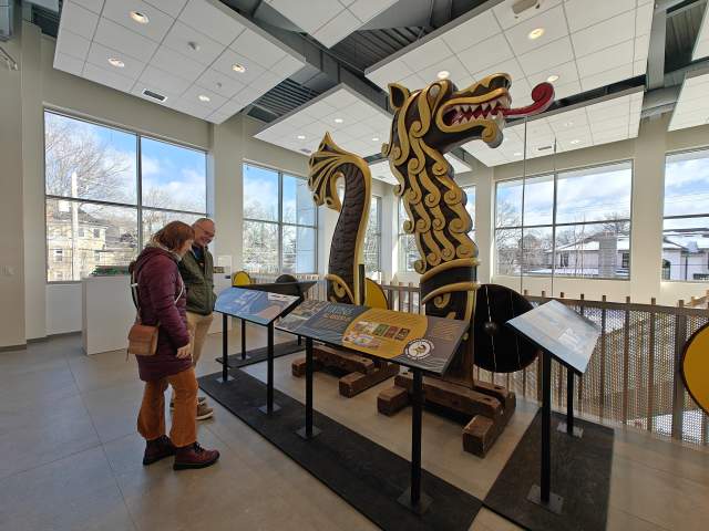 Friends of the Viking Ship - Visitors Reading Display