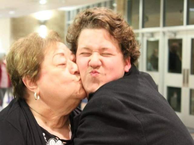 Steven Klenk with Grandma - Mean Girls 2026
