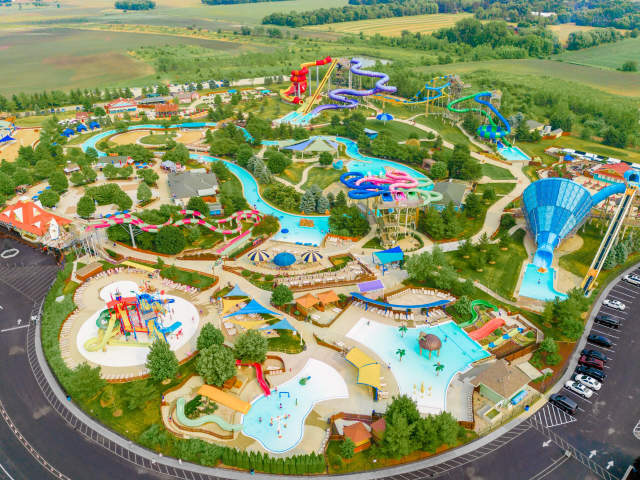 Raging Waves - Aerial Shot