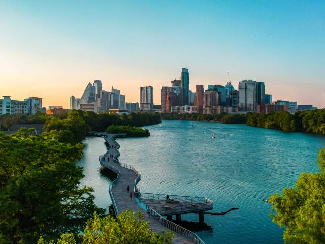 Austin's Hike & Bike Trail at Lady Bird Lake