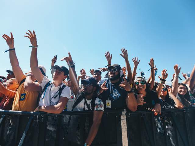 Crowd during JMBLYA music festival in Austin Texas
