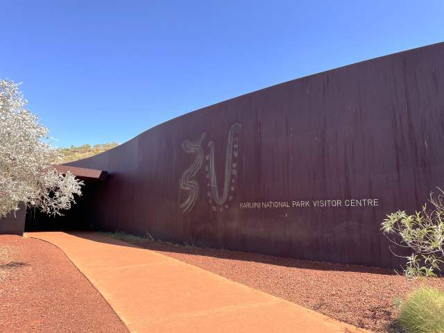 The exterior of Karijini Visitor Centre