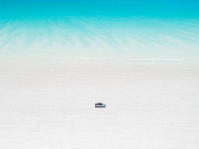 Car on Eighty Mile Beach