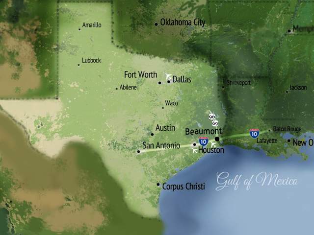 Map of Texas