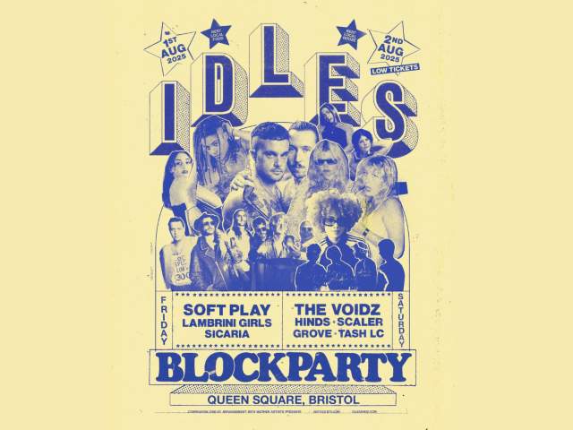 IDLES Block Party poster