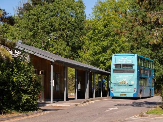 Bath Newbridge Park and Ride Bristol Metrobus CREDIT Travelwest