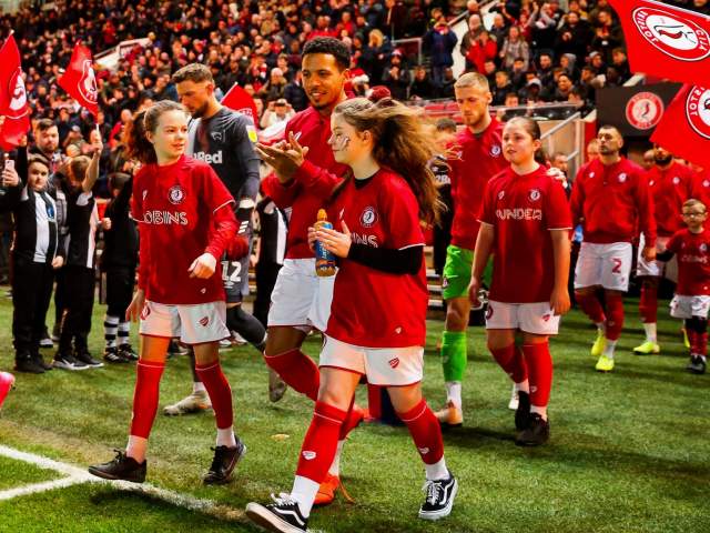 Bristol City football players  match between Bristol City and Derby at Ashton Gate Stadium in South Bristol - credit JMP Photography