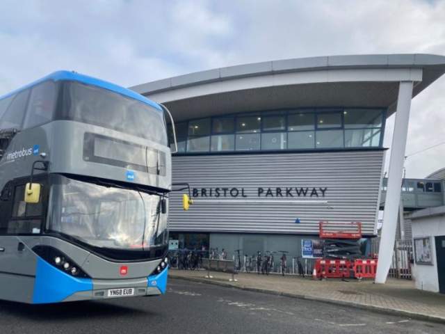 Bristol Parkway Park and Ride Metrobus CREDIT Travelwest