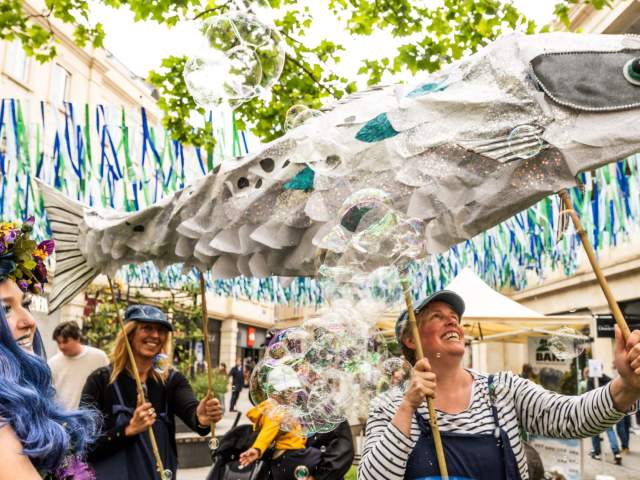 Procession at the Festival of Nature in Bath - credit Ania Shrimpton