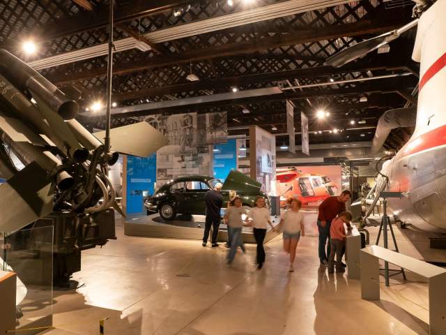 Rockets and helicopters at Aerospace Bristol - credit Aerospace Bristol