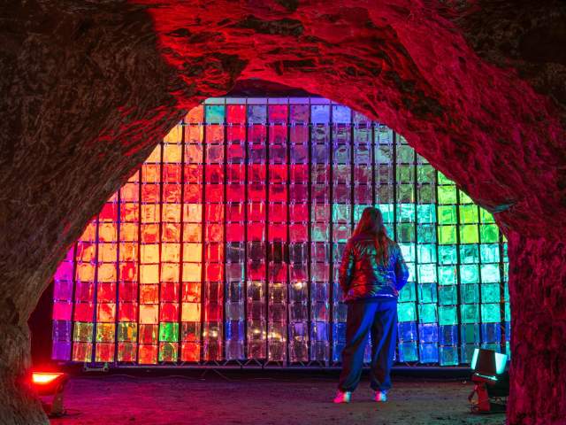 Bristol Light Festival 2026 in Redcliffe Caves - credit Bristol BID
