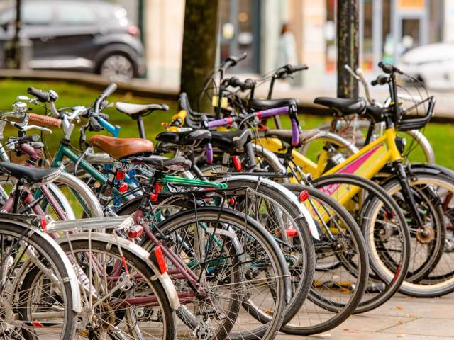 Bicycles in Bristol City Centre - Credit Bristol BID