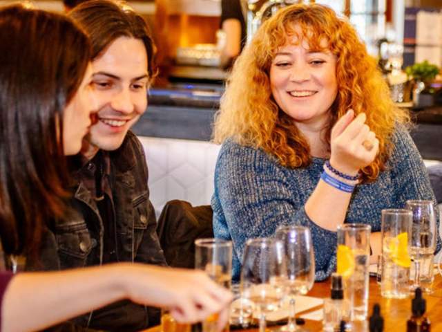 Group with cocktails - Bristol City Centre BID