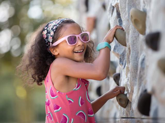 Climbing wall at Avon Valley Adventure & Wildlife Park near Bristol - credit Avon Valley Adventure & Wildlife Park