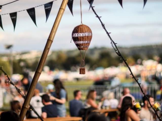 Fine dining at Bristol International Balloon Fiesta