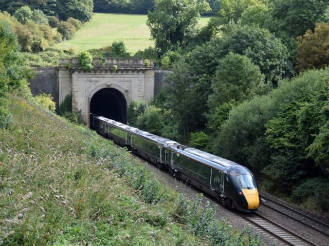 A GWR train entering Box Tunnel - Credit Phil Wakely