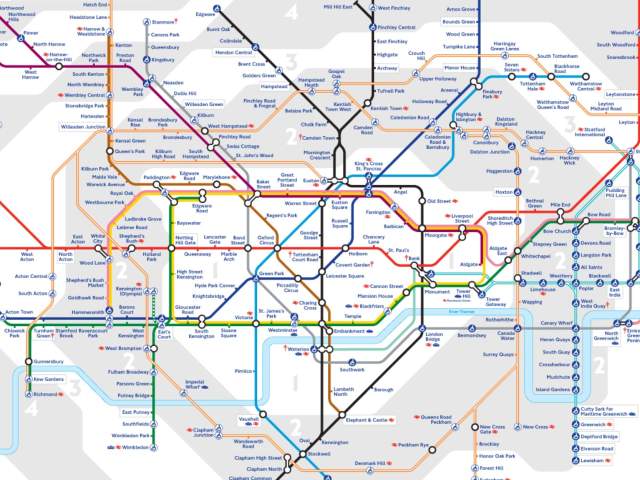 London Underground TFL Tube Map