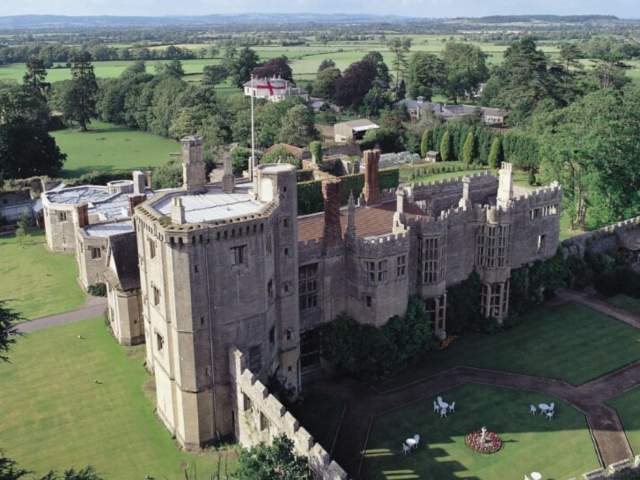 Thornbury Castle Aerial View