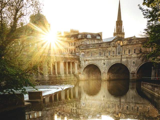 Bath Pulteney Bridge - Sunset