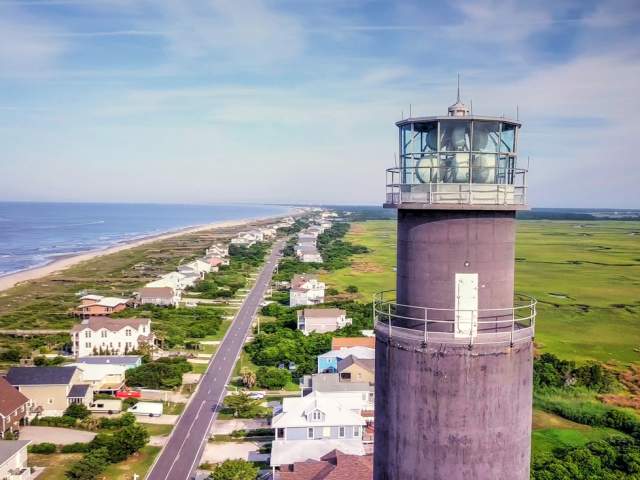 22 Oak Island Lighthouse - Aerial View