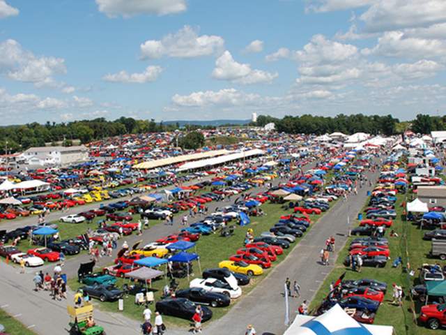 Overview of Corvette Show