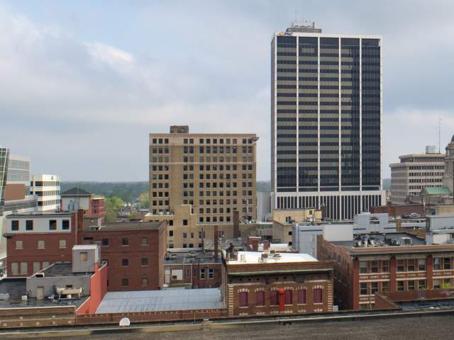 Downtown Fort Wayne, Indiana Skyline