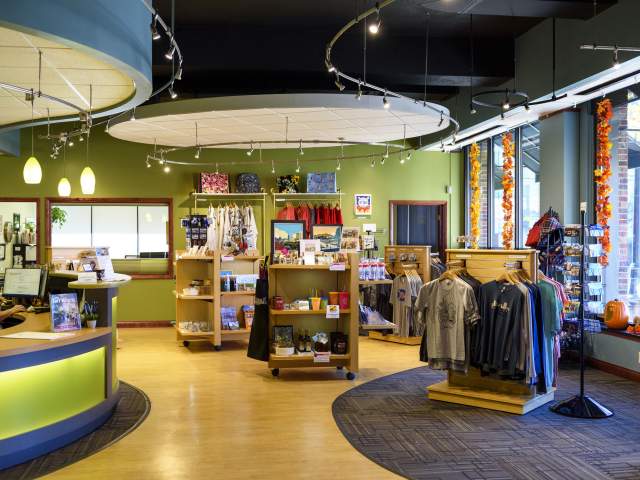 Interior of the Visitors Center