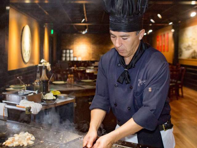 Chef at Takaoka of Japan