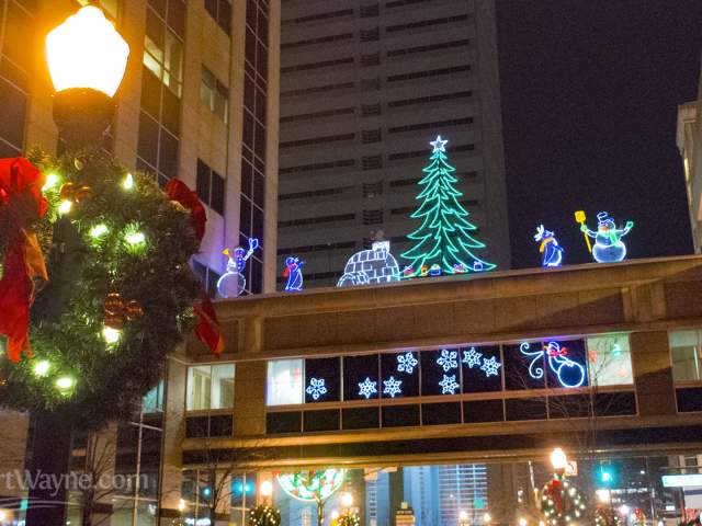 Downtown Fort Wayne for the holidays