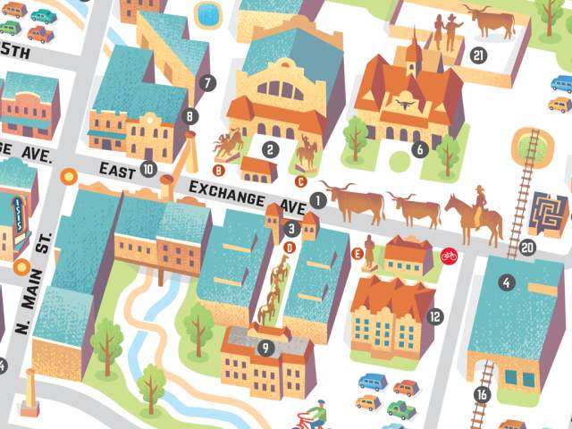 Stockyards Map