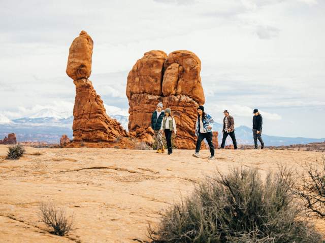 Hiking Balanced Rock