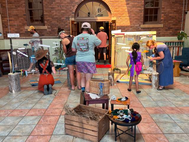 A hands-on community workshop hosted in the South Gallery of the Moab Museum in downtown Moab, Utah.
