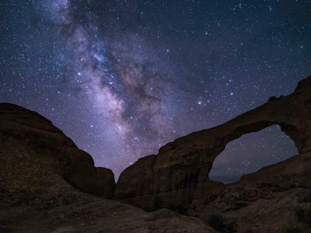Arches at night 1