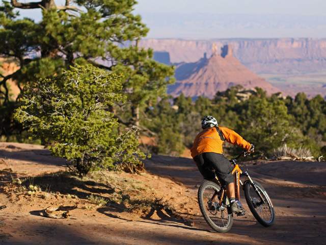 mountain biking