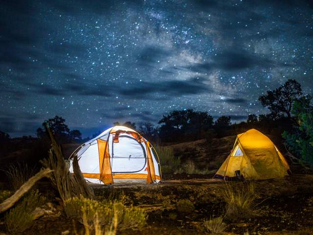 night-sky tent camping