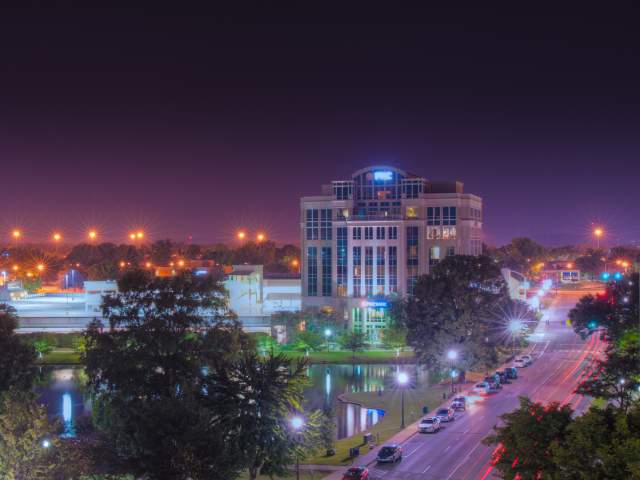 Church Street at night