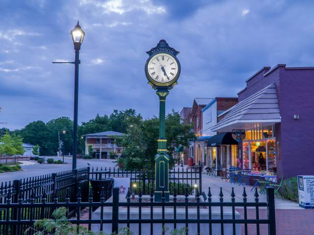 Madison Alabama Downtown Madison Alabama Madison Clock